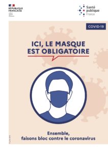 Affiche Coronavirus Masque